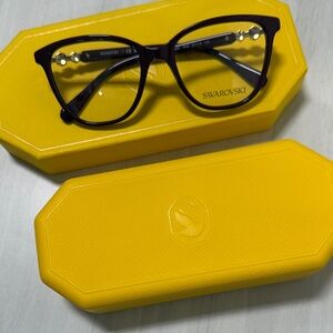 Swarovski Glasses sk2020 with Bright Yellow Case